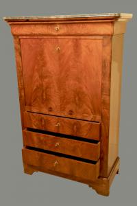 Drop-front secretary desk - (France, circa 1840)